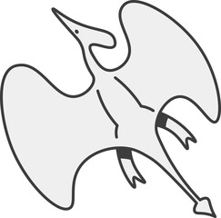 Illustration of a Pterodactyl © ChattPan