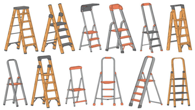 Colorful cartoon reptiles including lizards and geckos in playful poses Vector