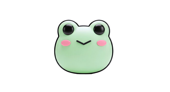 Cute Kawaii Frog Face
