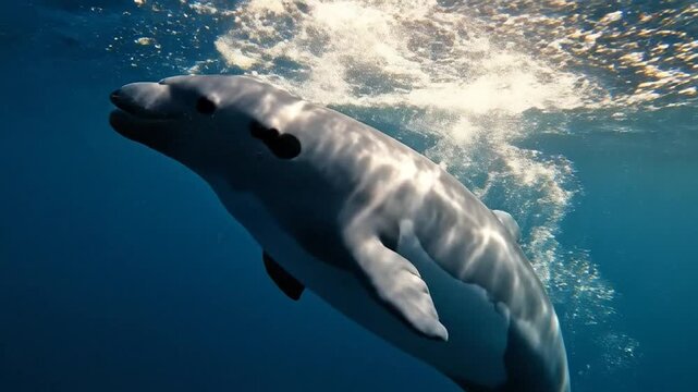 Endangered Vaquita Porpoise Surfaces in Gulf Waters