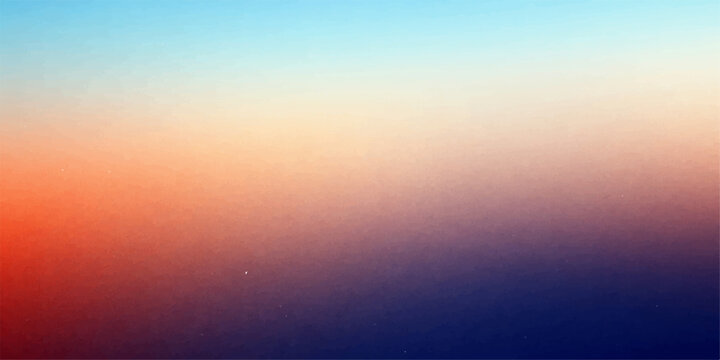 Abstract colorful grunge background with rays of light reflecting over a 3d blue ocean wave under a sunset sky horizon nature landscape illustration