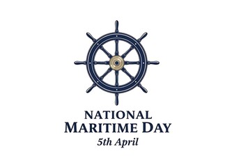 Obraz premium National Maritime Day Illustration
