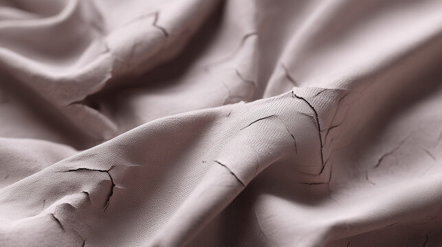 トープ色の布&times;クレイ質感ハイブリッド壁 / Taupe Hybrid Clay-Fabric Texture Wall