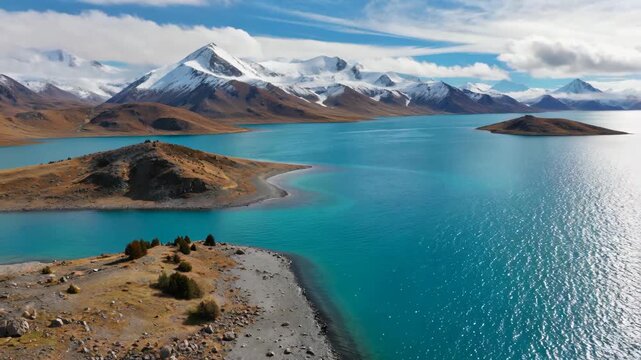 Yamdrok Lake scenery