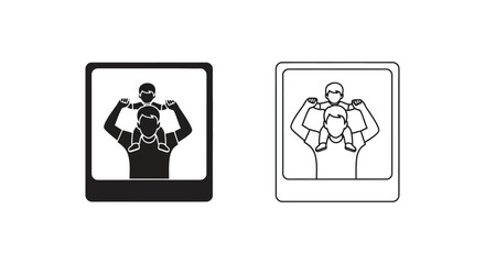 Fototapeta premium Flexing muscles comparison Vector