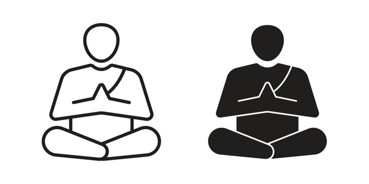 Guru icon set, logo vector eps10