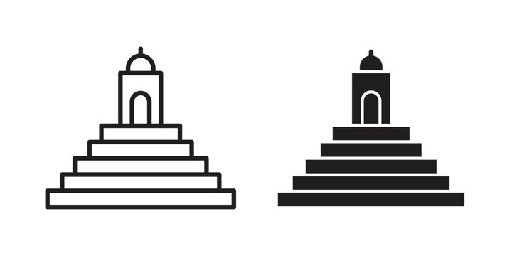 Minbar icon set, logo vector eps10