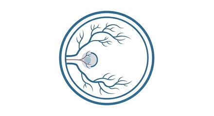 Obraz premium Neuron cell biology science illustration.