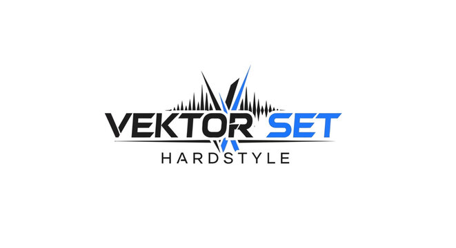 Vektor Set Hardstyle Music Logo Design.
