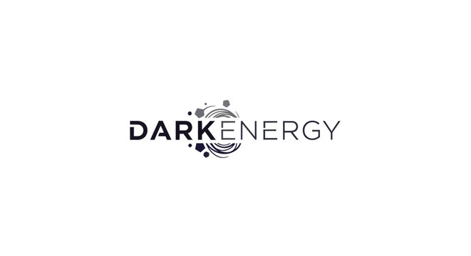 Dark Energy Logo Design Abstract Cosmic Representation.