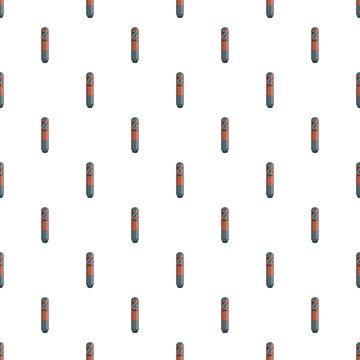Repeating pattern of cigar illustrations on a clean white background