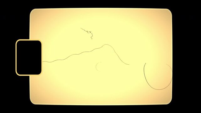 Old Camera Viewfinder Overlay with Dust and Scratch Film Texture