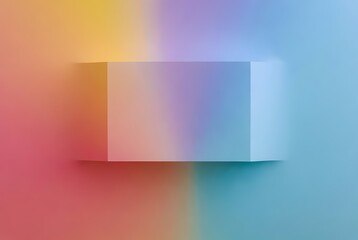 Fototapeta premium Abstract colorful geometric background with rainbow spectrum squares and bright seamless pattern design