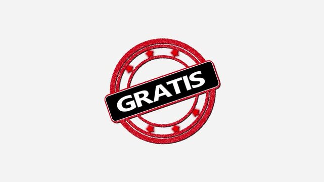 Gratis - Stamp, Imprint, Seal Template. Motion Graphics Video Footage. Chroma key. Stamp Imprint Seal Template Animation. Alpha Channel.