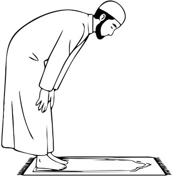 someone is bowing down in prayer