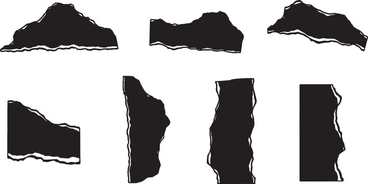 Burnt Paper Edge Borders