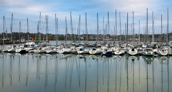Le port de Perros-Guirec en C&ocirc;tes d'Armor
