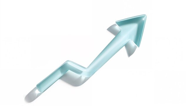 3d rendered illustration of an arrow