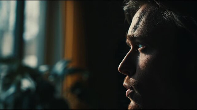 Side Profile Portrait in Warm Light