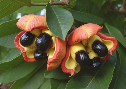 Ackee (Blighia sapida) &ndash; On Tree.