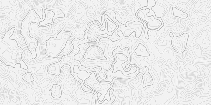 Abstract Mountain Elevation Topographic Map with Intricate Contour Lines and Organic Flowing Shapes
Modern Seamless Terrain Pattern on White Background for Creative Design Use