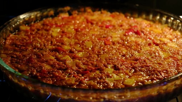 potato dish, Arabic pan dish,

