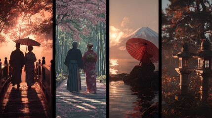 Fototapeta premium A couple in love, experiencing incredible moments together.
