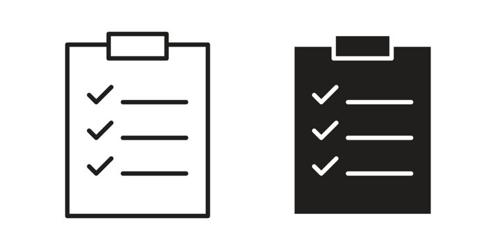 Planning icons vector design template simple and clean