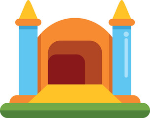 Obraz premium Bouncy castle offering a playful and entertaining experience for kids