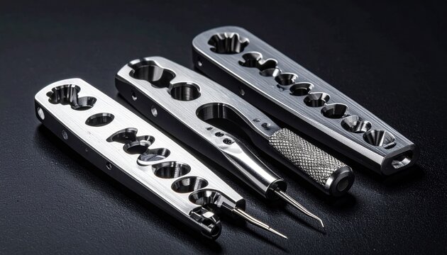 Precision Dental Dam Punch Tools Made of Polished Metal for Oral Healthcare Procedures