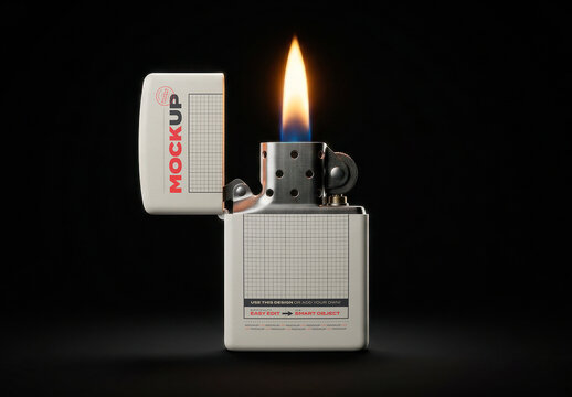 Fuel Based Lighter Mockup