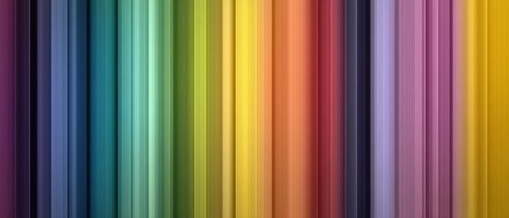 Obraz premium Abstract vertical rainbow stripes background with vibrant colors