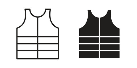 Vest jacket icons vector design template simple and clean © Hunt