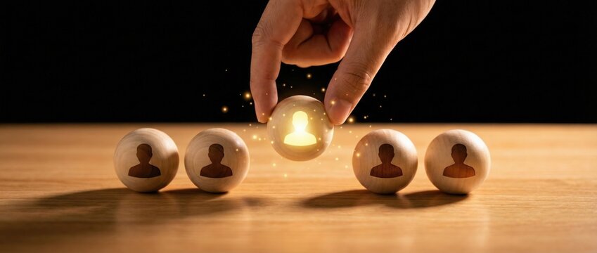 Strategic business decision making corporate office digital concept professional environment close-up view leadership and influence in organizational growth