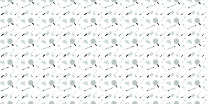 kitchen tools seamless pattern for modern culinary branding identity. Cooking pattern