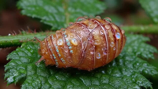 snail on a leaf