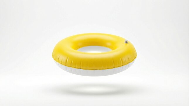 Child Float on White Background