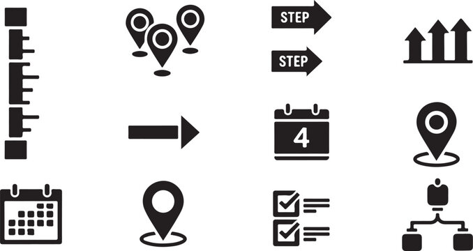 Business vertical timeline template. Infographic design with sequential steps and milestones..eps