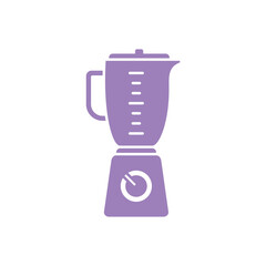 Fototapeta premium Colored Simple Shape Blender Icon. Kitchen Utensil Vector Template Illustration Design