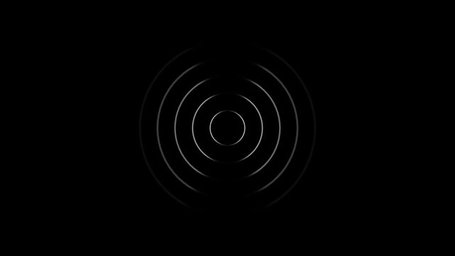 Radio waves background animation and Expanding graphics. Radio wave signal animated background.