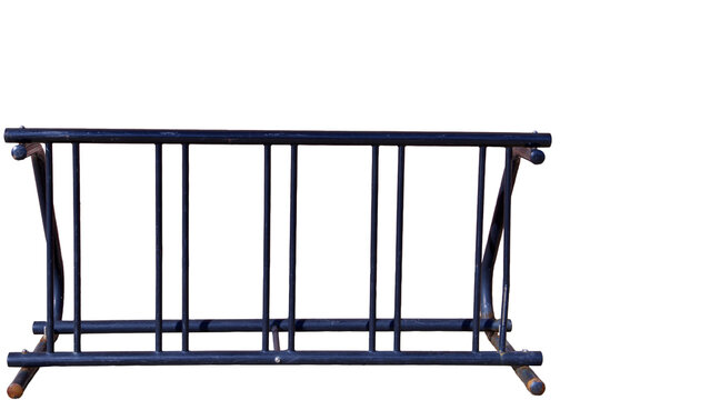empty bike rack isolated on transparent background 