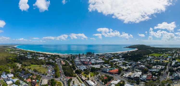 Aerial view of Byron Bay