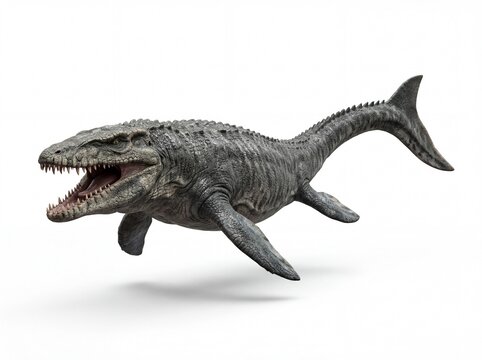 Mosasaurus Isolated On White Background Mosasaurus  Illustration Mosasaurus dinosaur White Background, Mosasaurus Reptile prehistoric extinct sea Creature dinosaur, dinosaurs
