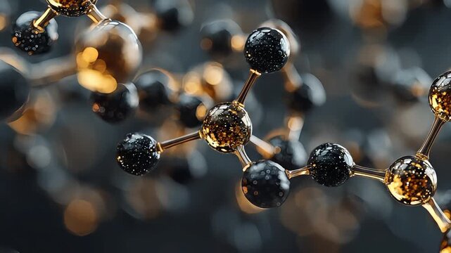 A striking, abstract image of a complex molecular structure, evokes a sense of scientific discovery and innovation, ideal for tech or healthcare marke