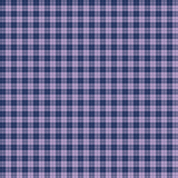 Dark blue and purple plaid pattern with detailed grid, seamless geometric textile design, bold and modern background perfect for fashion and branding.