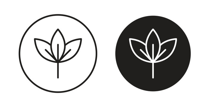 High fiber food icons symbol. Simple, flat design for web or mobile app
