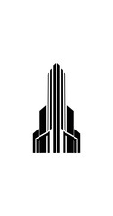 Fototapeta premium Abstract geometric pattern black and white graphic design
