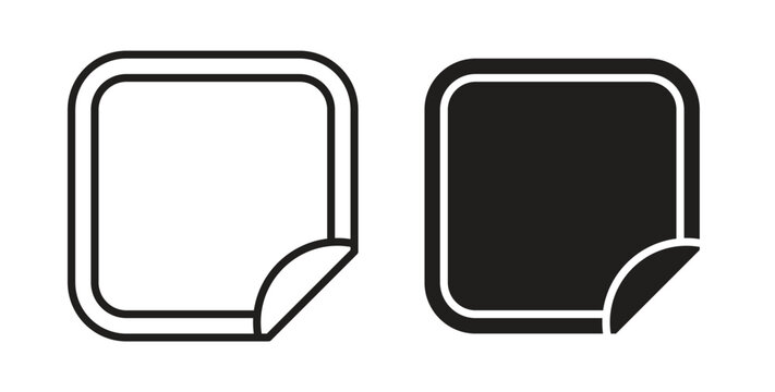 Nicotine patch icons symbol. Simple, flat design for web or mobile app