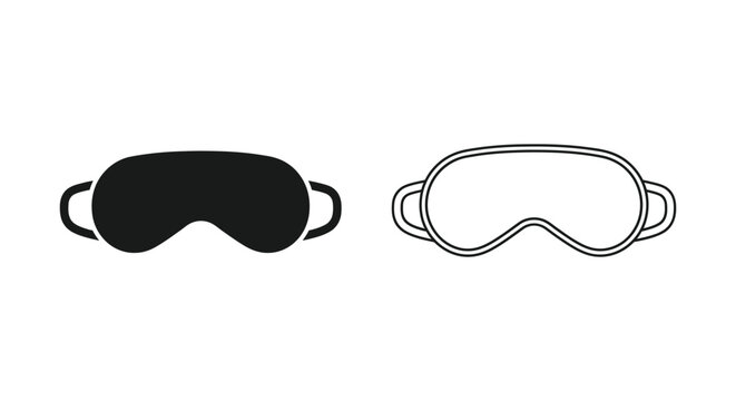 Sleep mask and eye mask Vector