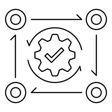 Autonomy Icon - Independent Operation and Self-Governance Concept for AI System Symbol